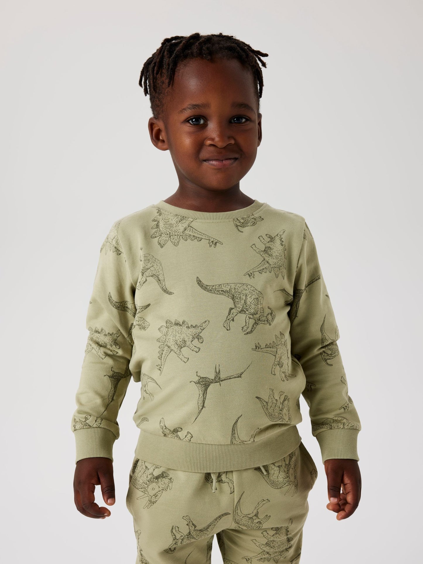 Dsiney Kidz - Name It Green Dinosaur Graphic Printed Sweatshirt image 2