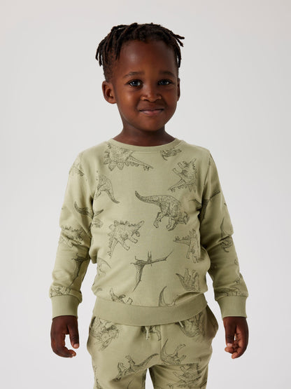 Dsiney Kidz - Name It Green Dinosaur Graphic Printed Sweatshirt image 2