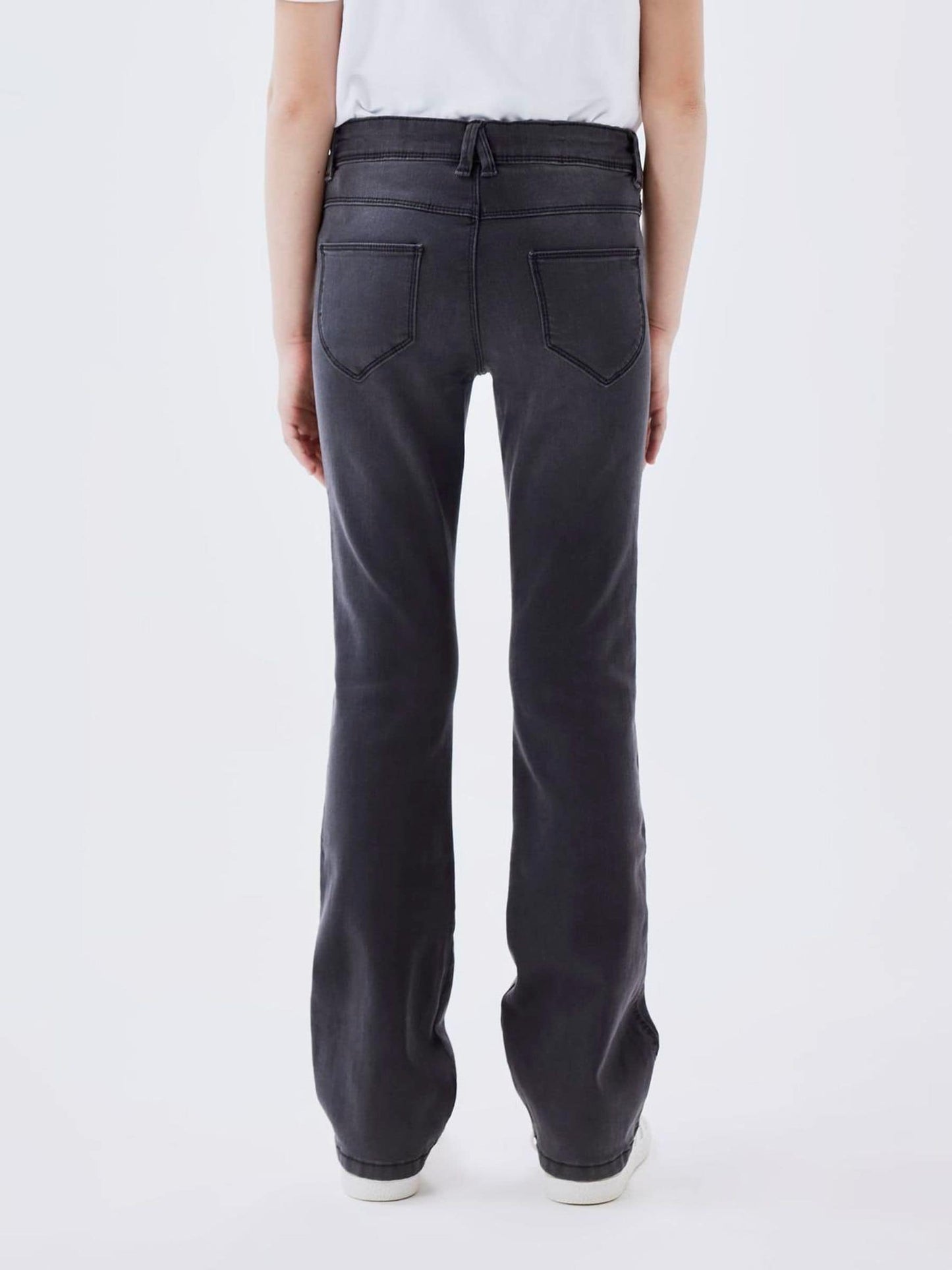 Dsiney Kidz - Name It Grey Girls Flare Jeans With Adjustable Waist image 2