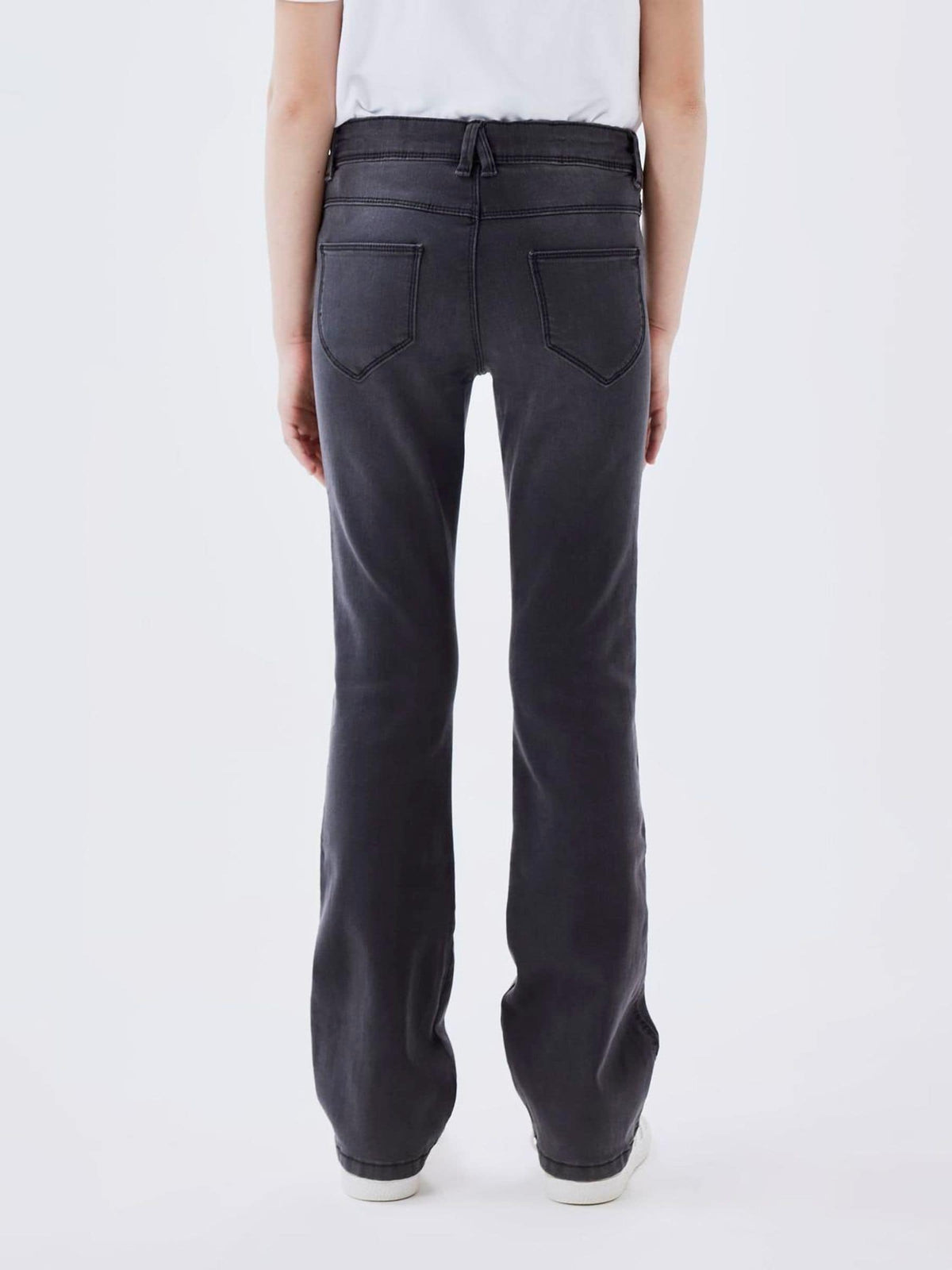 Dsiney Kidz - Name It Grey Girls Flare Jeans With Adjustable Waist image 2
