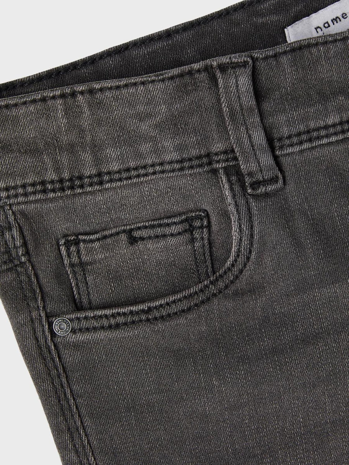 Dsiney Kidz - Name It Grey Girls Flare Jeans With Adjustable Waist image 6