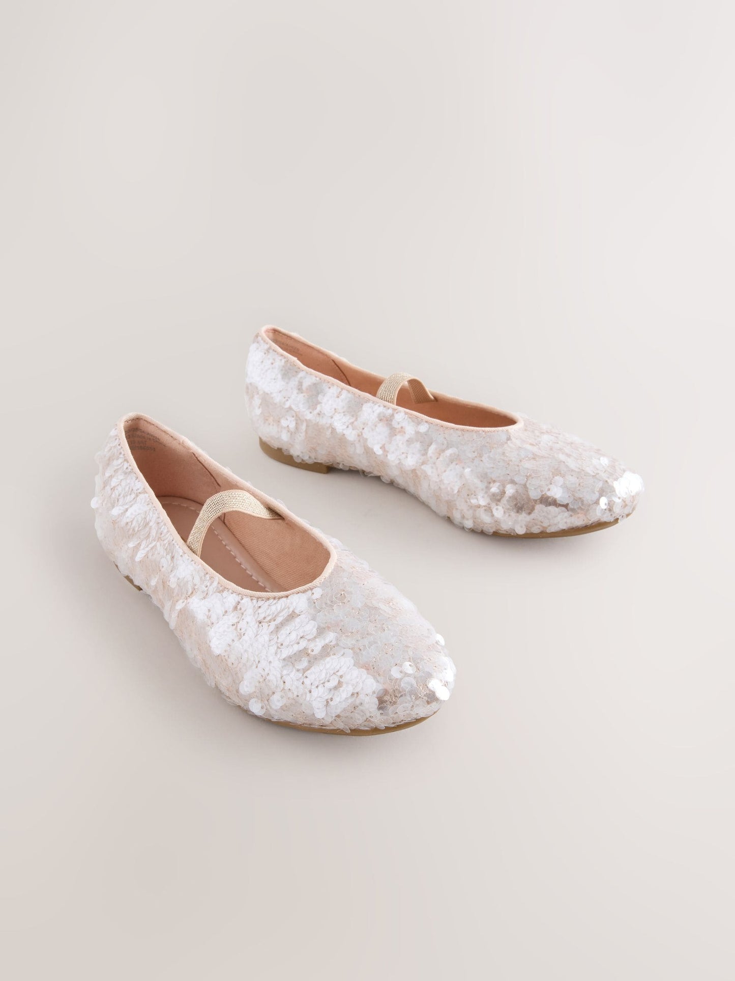 Ivory Standard Fit (F) Sequin Ballet Shoes image 1