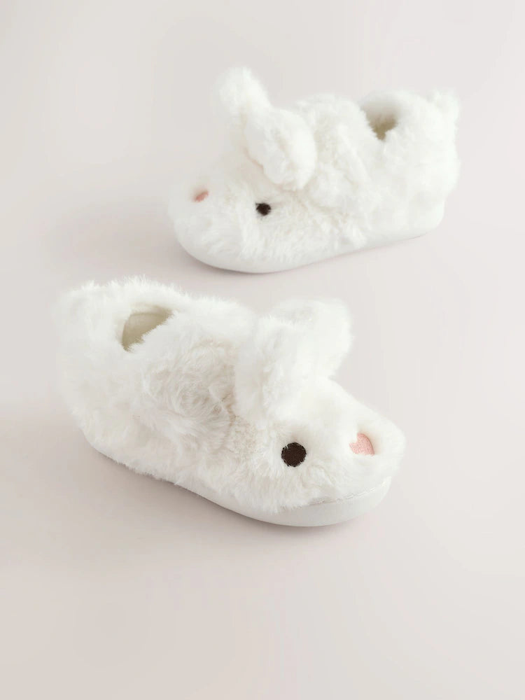 White Cupsole Slippers