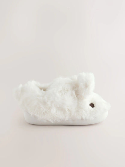 White Cupsole Slippers