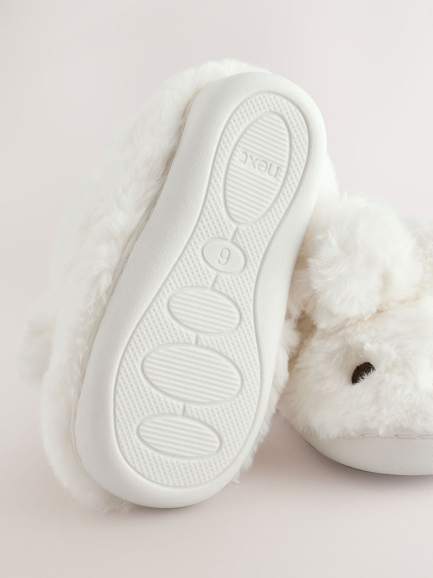 White Cupsole Slippers image 4