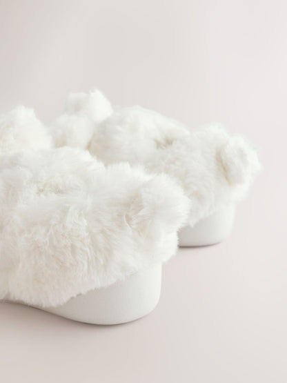 White Cupsole Slippers image 5
