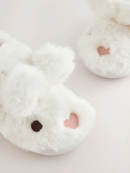 White Cupsole Slippers