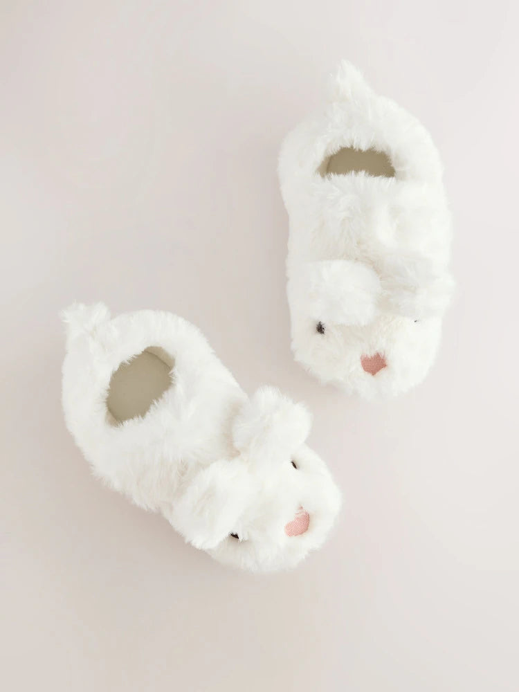White Cupsole Slippers