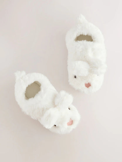 White Cupsole Slippers