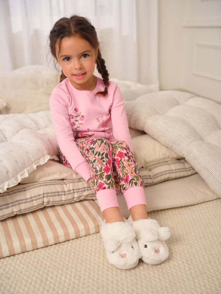 White Cupsole Slippers