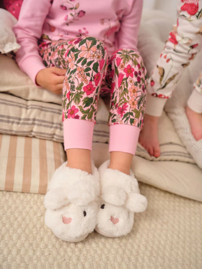 White Cupsole Slippers