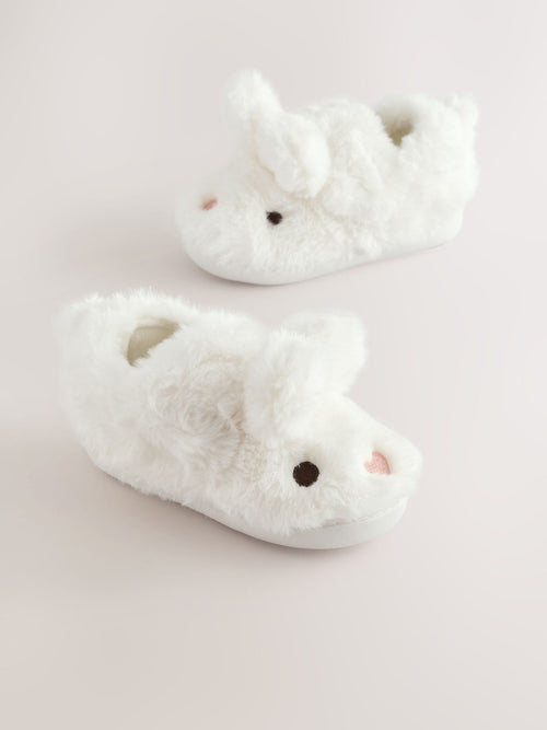 White Cupsole Slippers image 1
