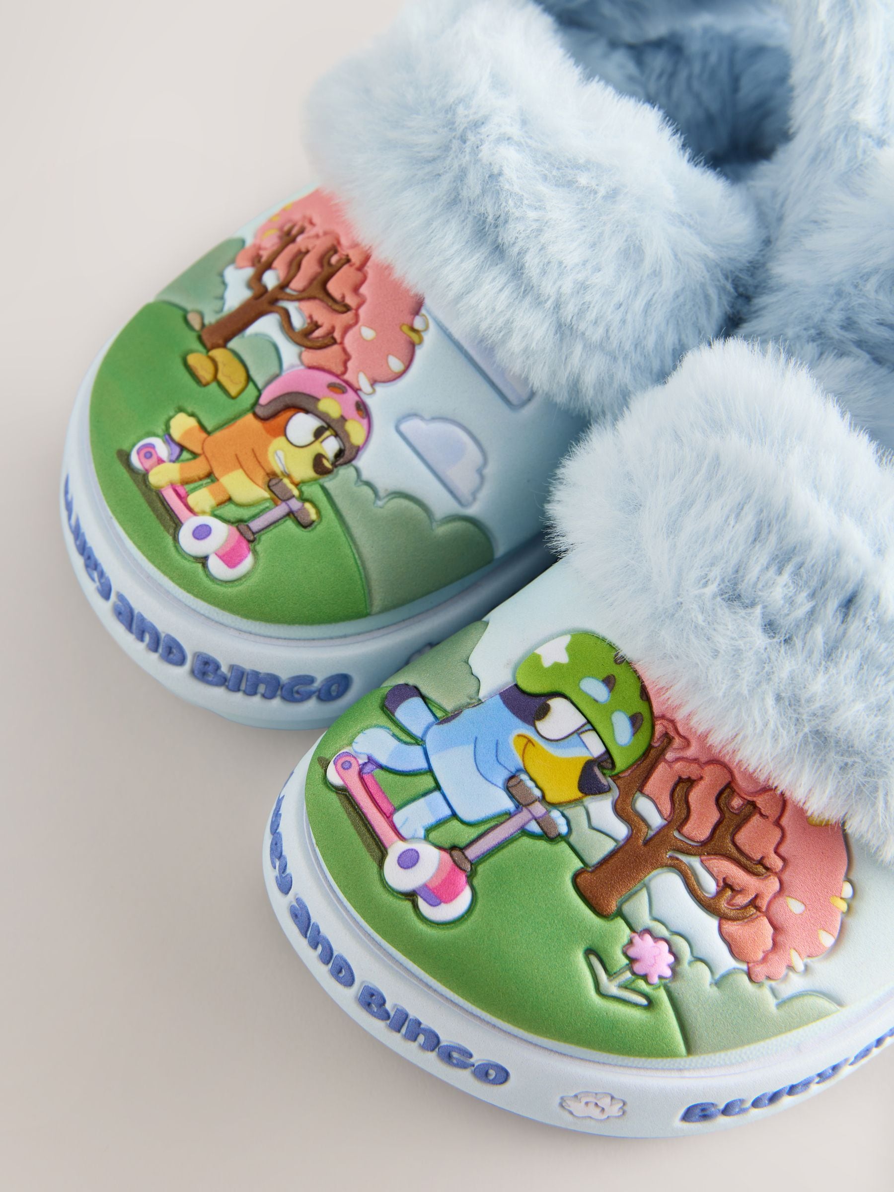 Dsiney Kidz - Blue Bluey Cosy Lined Slipper Clogs image 5