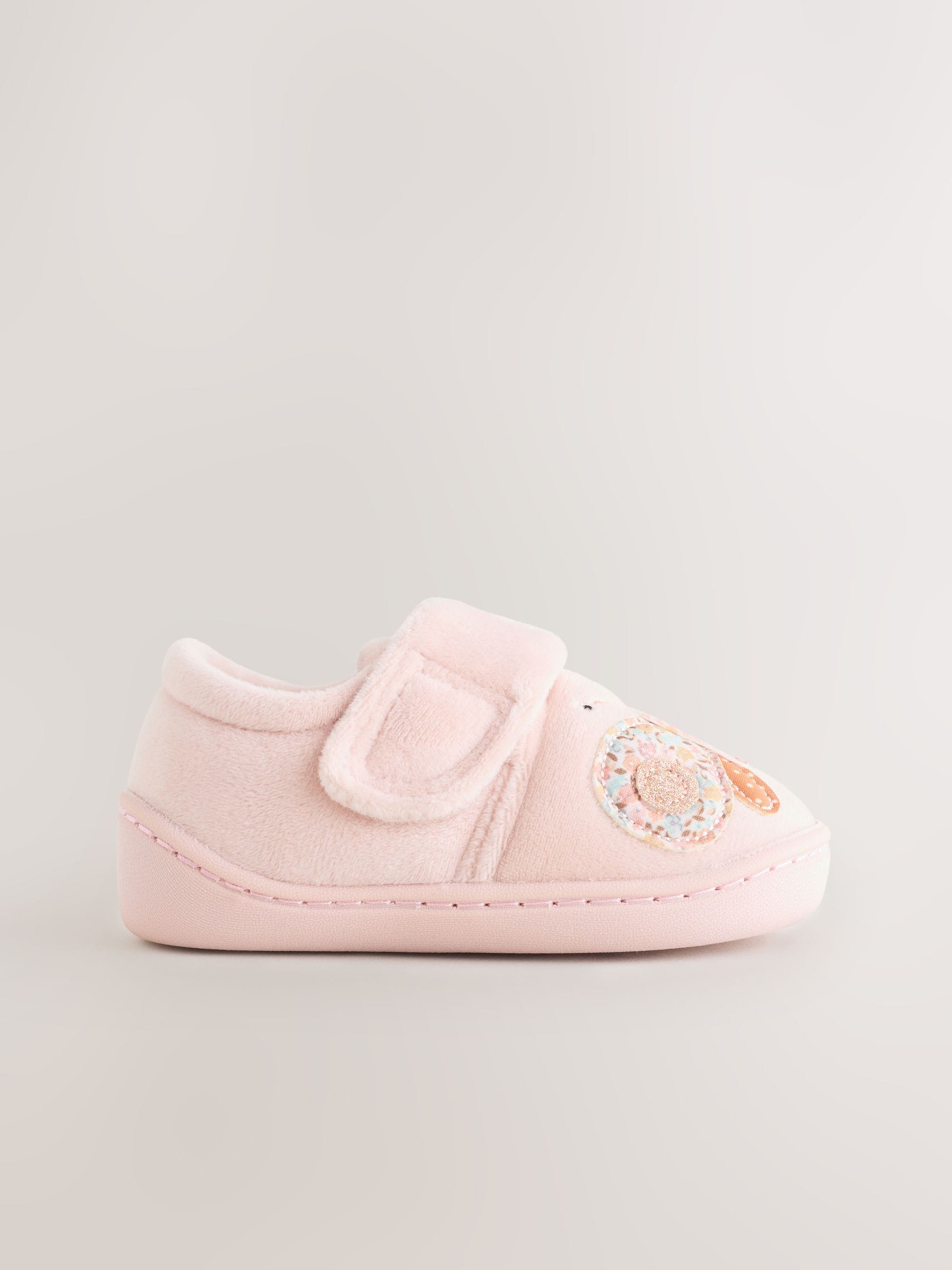 Pink Butterfly Cupsole Slippers image 3