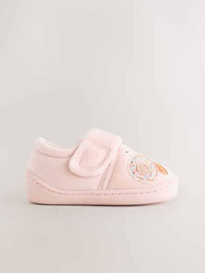 Pink Butterfly Cupsole Slippers image 3