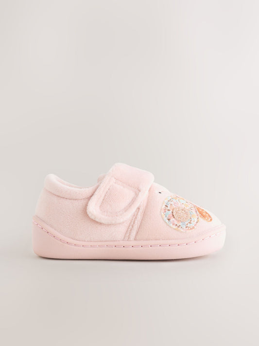 Pink Butterfly Cupsole Slippers image 2