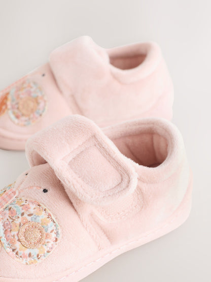 Pink Butterfly Cupsole Slippers image 5