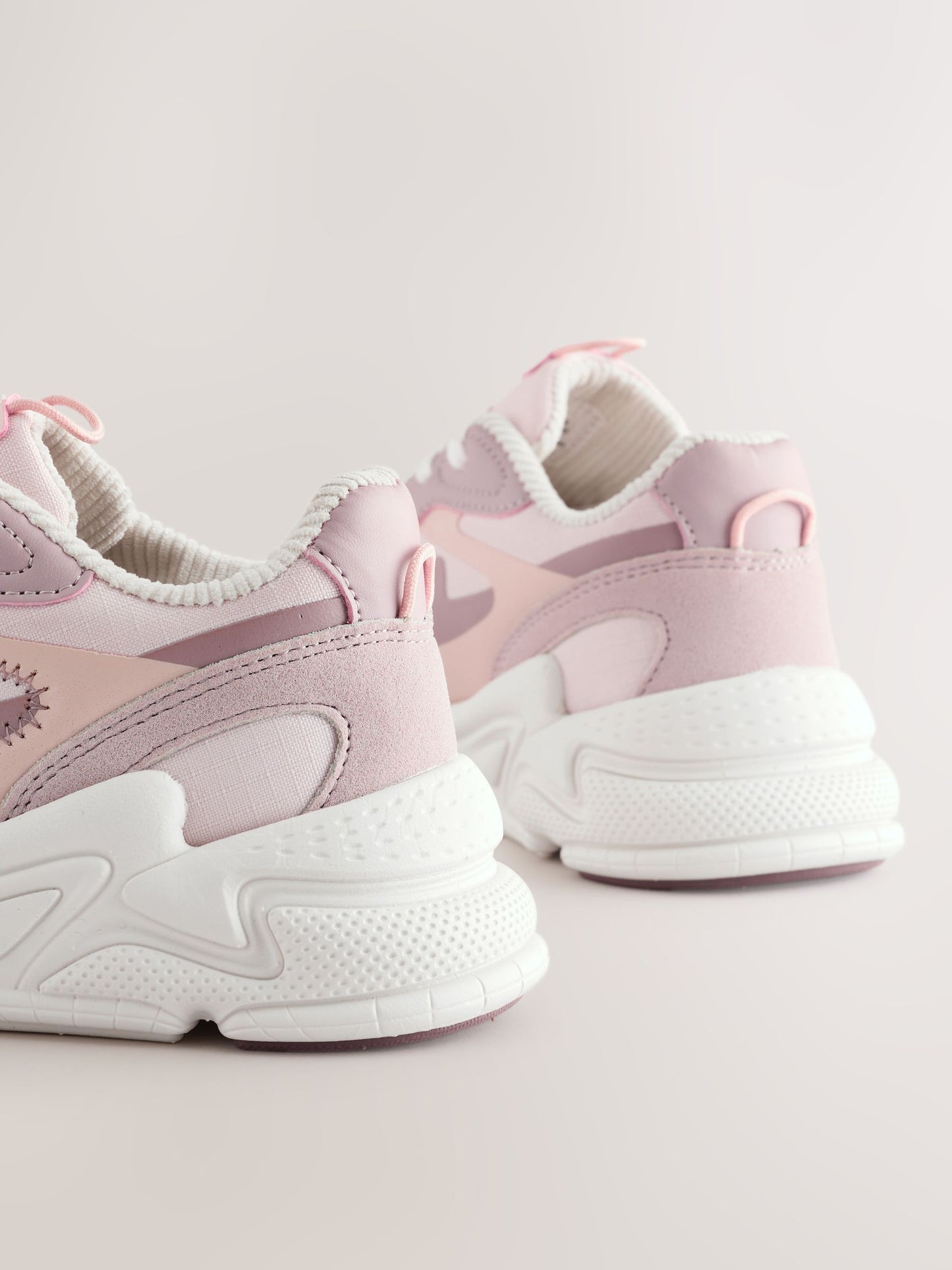 Mauve Purple Lace-Up Trainers image 5