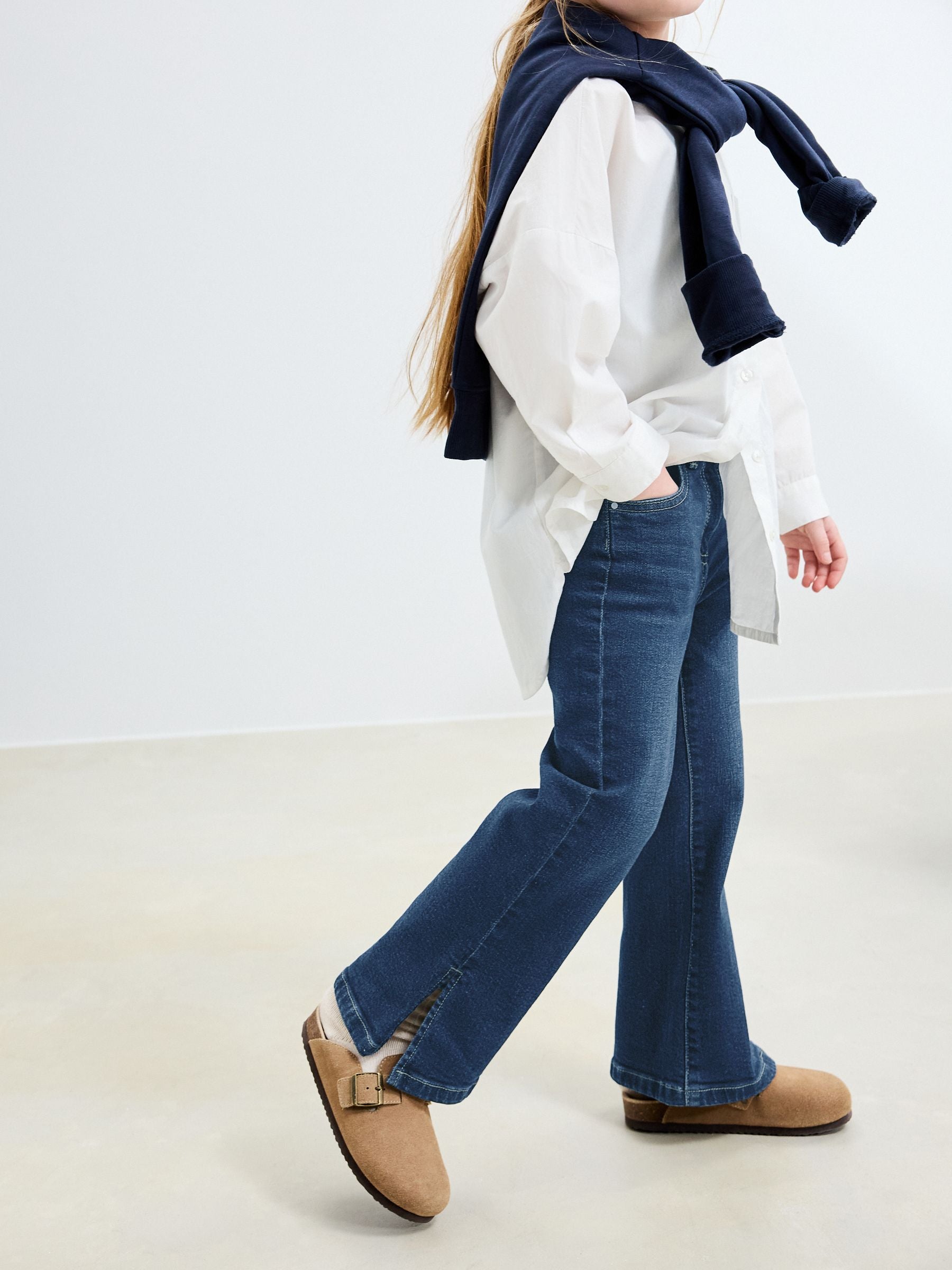 Dsiney Kidz - Dark Blue Flare Jeans (3-16yrs) image 1