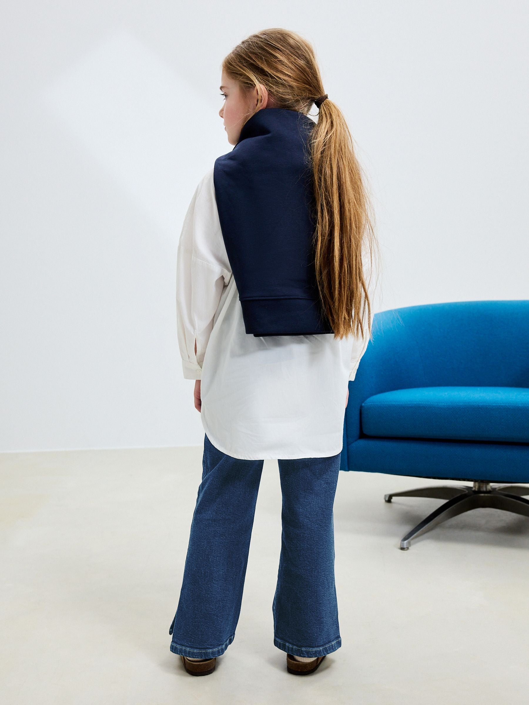 Dsiney Kidz - Dark Blue Flare Jeans (3-16yrs) image 3