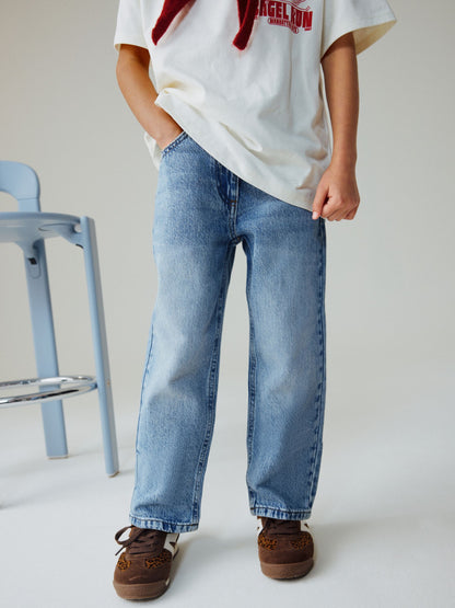 Dsiney Kidz - Mid Blue Denim Straight Leg Jeans (3-16yrs) image 1