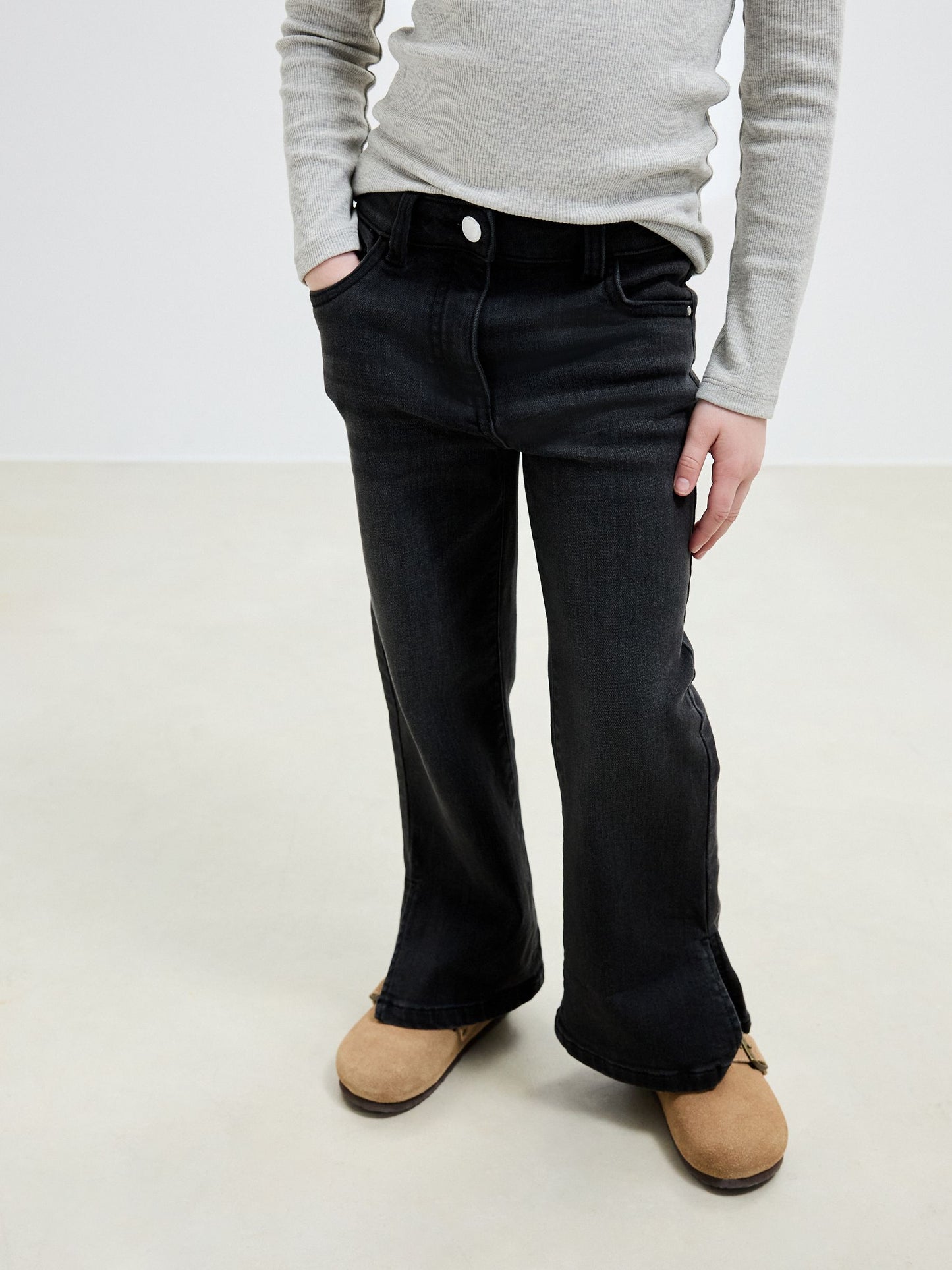 Dsiney Kidz - Charcoal Grey Flare Jeans (3-16yrs) image 1