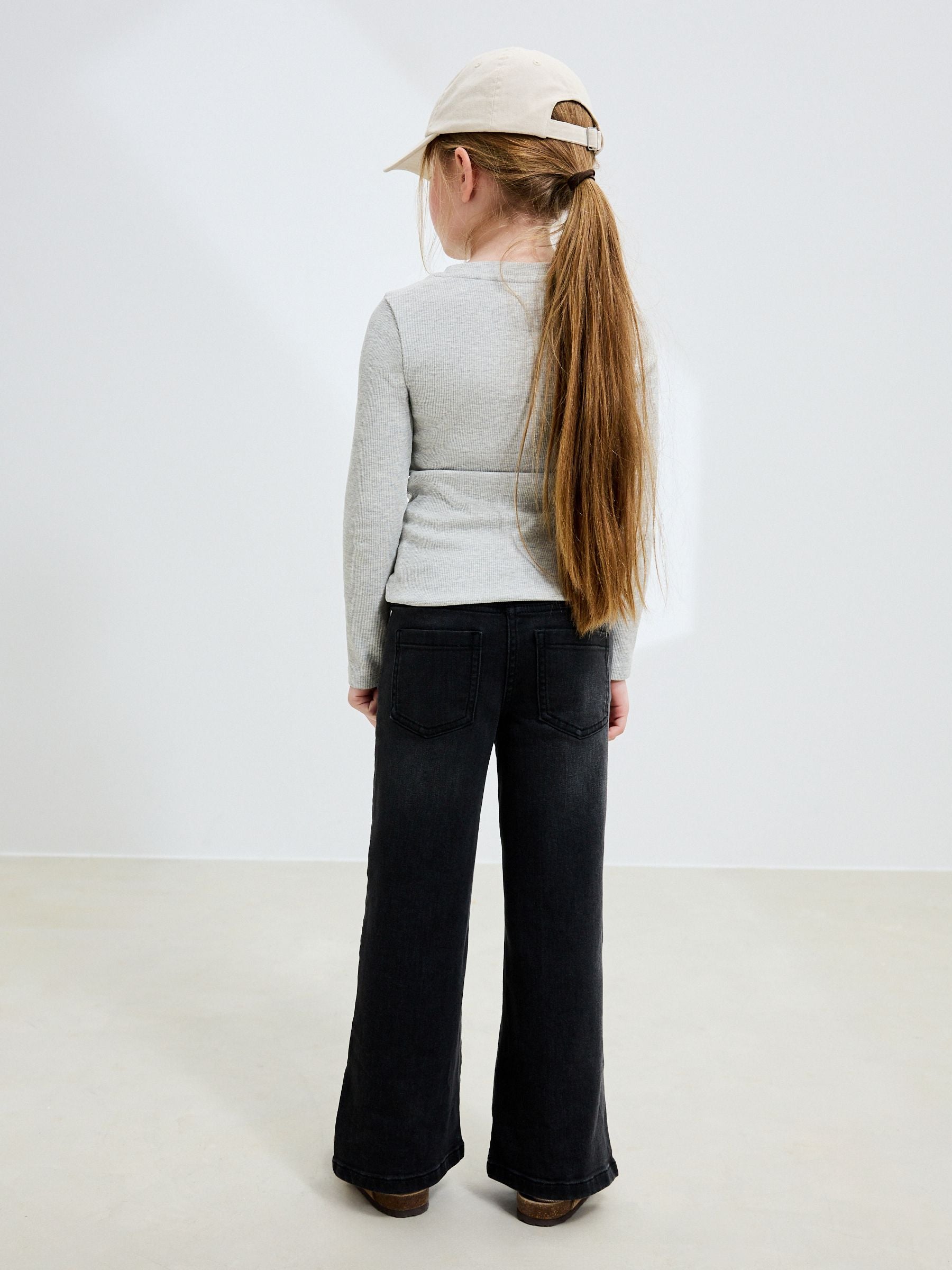 Dsiney Kidz - Charcoal Grey Flare Jeans (3-16yrs) image 3
