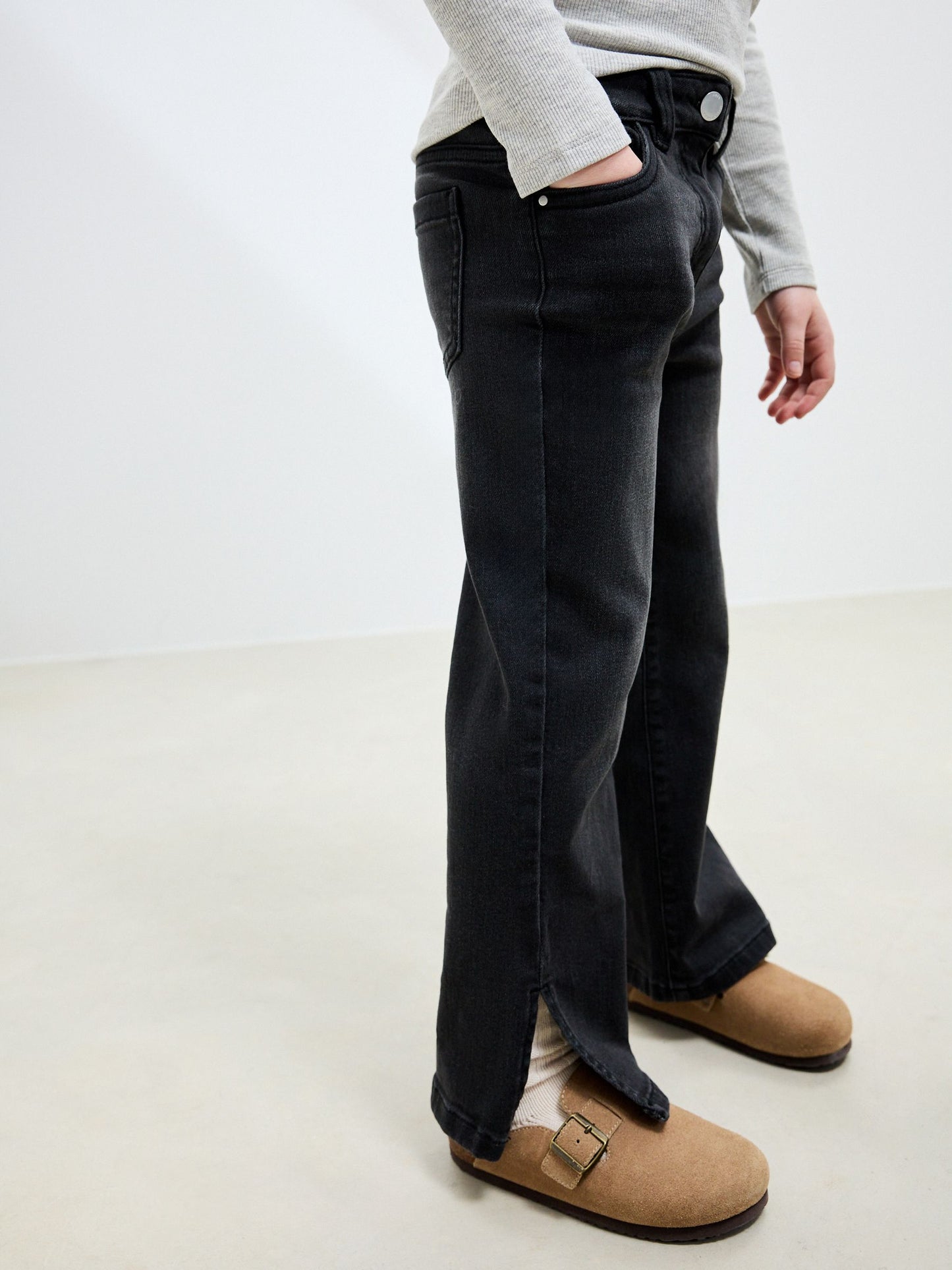 Dsiney Kidz - Charcoal Grey Flare Jeans (3-16yrs) image 4