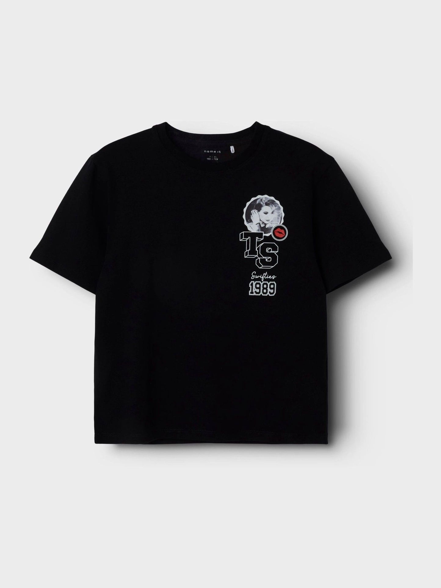 Dsiney Kidz - Name It Black Taylor Swift Graphic Back Print T-Shirt image 3