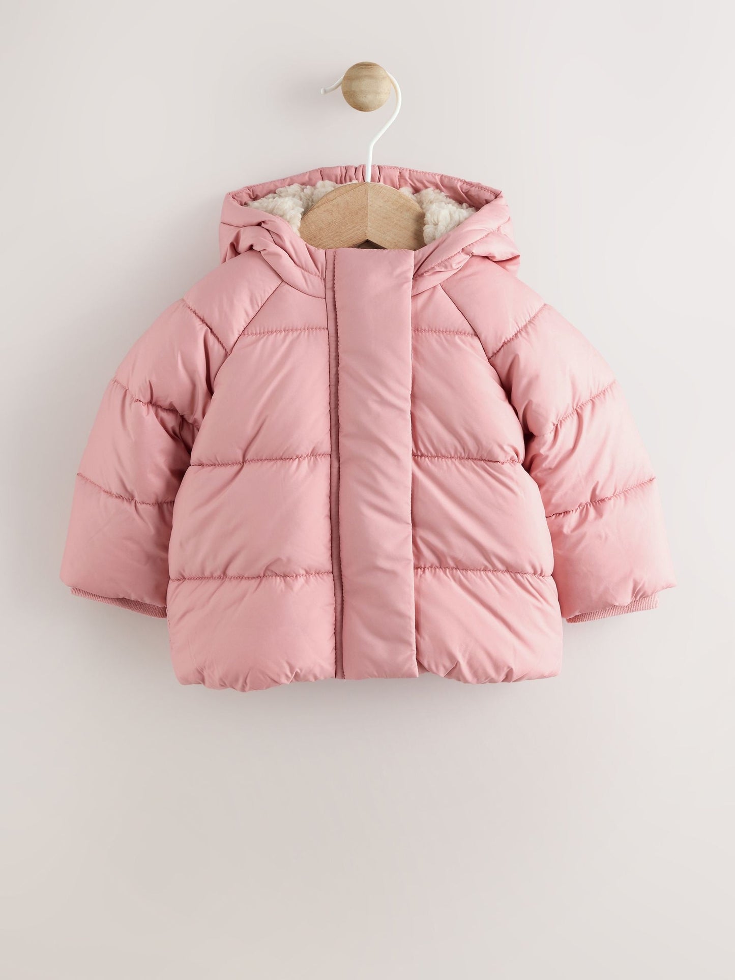 Pink Hooded Baby Padded Jacket (0mths-2yrs)