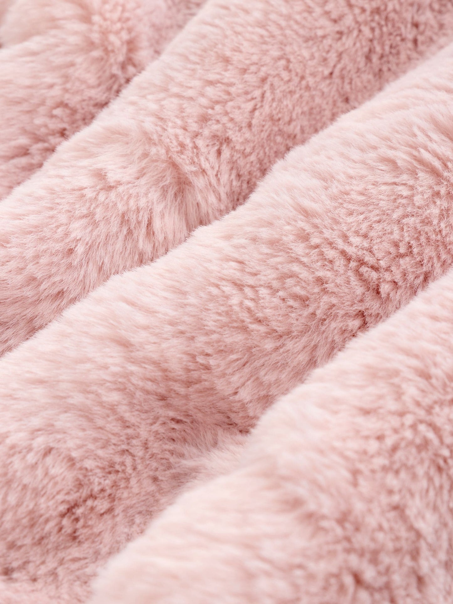 Pink Faux Fur Hooded Baby Jacket (0mths-2yrs)