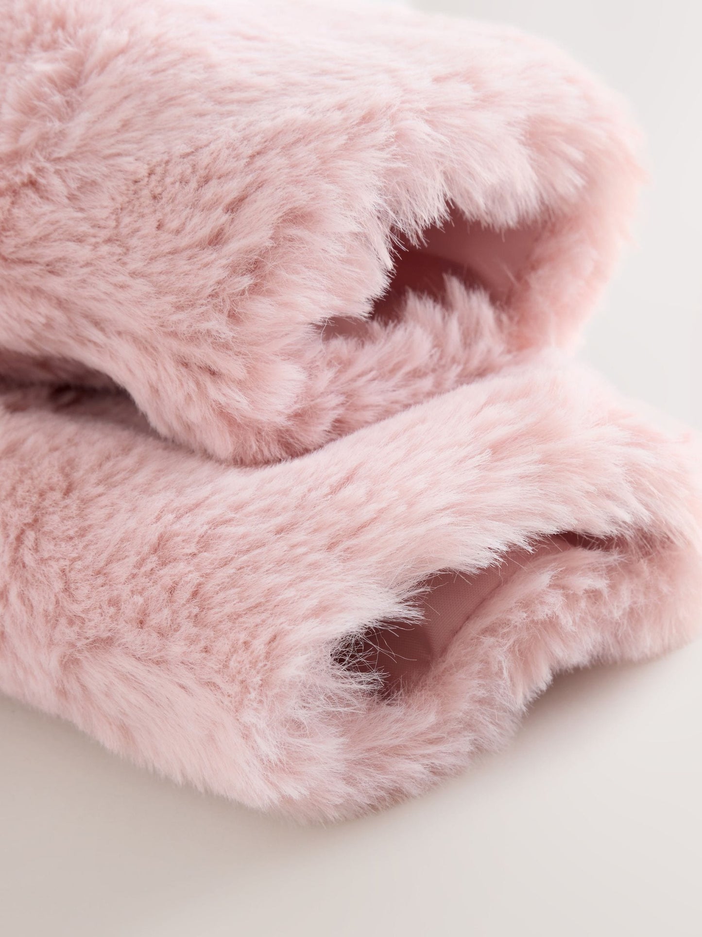 Pink Faux Fur Hooded Baby Jacket (0mths-2yrs)