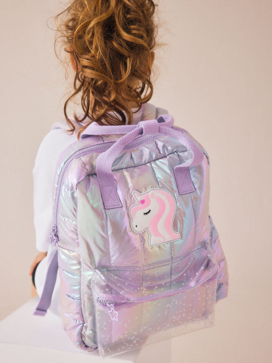 Lilac Unicorn Backpack image 1