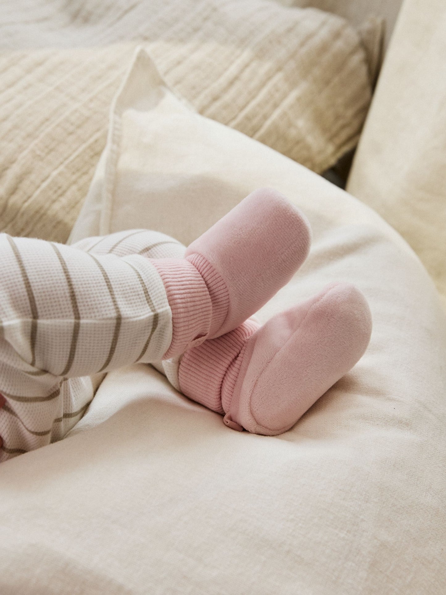 Pink Baby Bootie Shoes (0-18mths) image 4