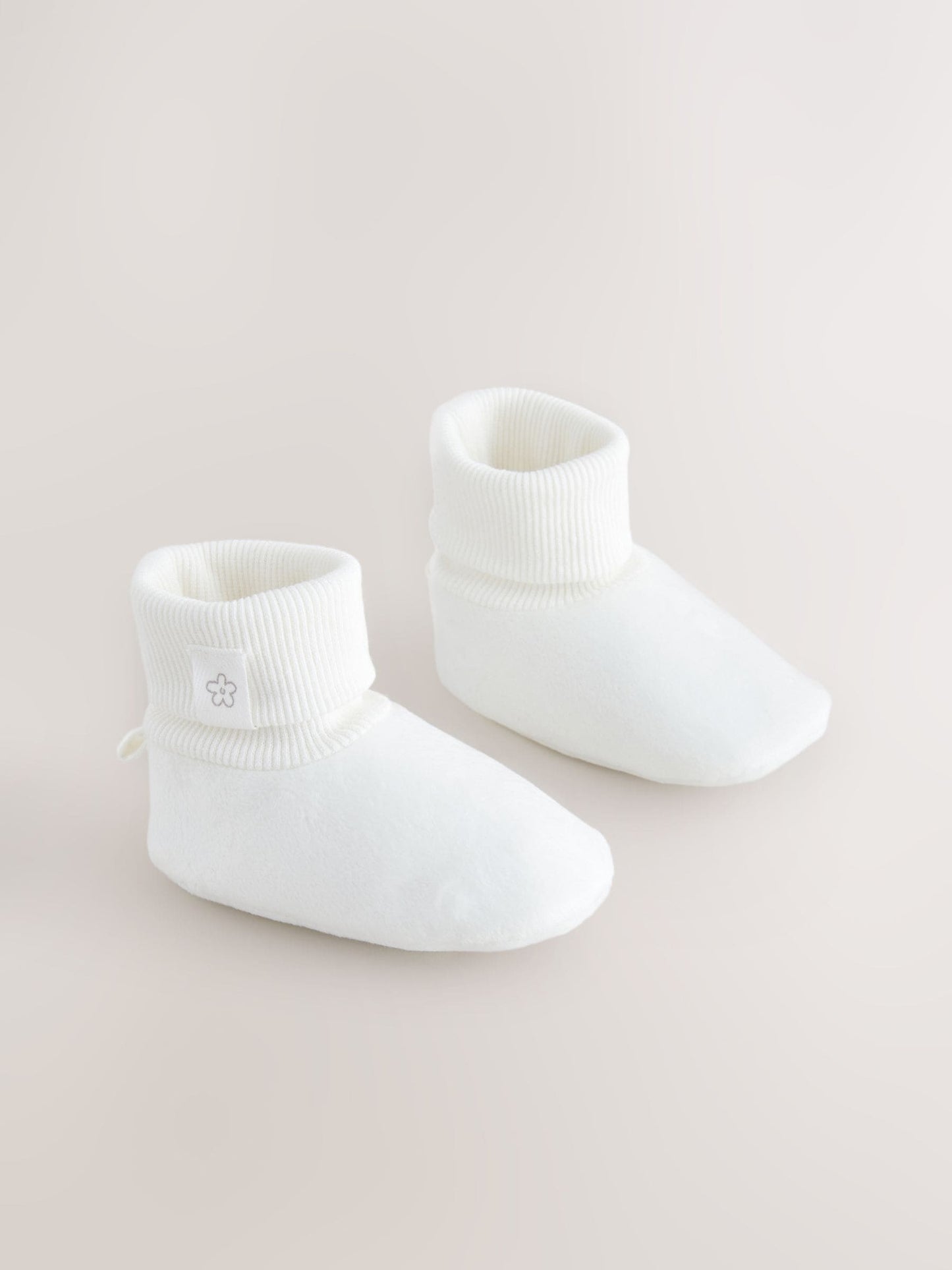 White Baby Bootie Shoes (0-18mths) image 1