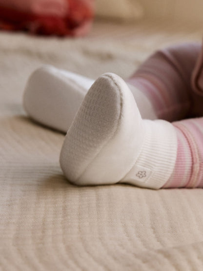 White Baby Bootie Shoes (0-18mths) image 4
