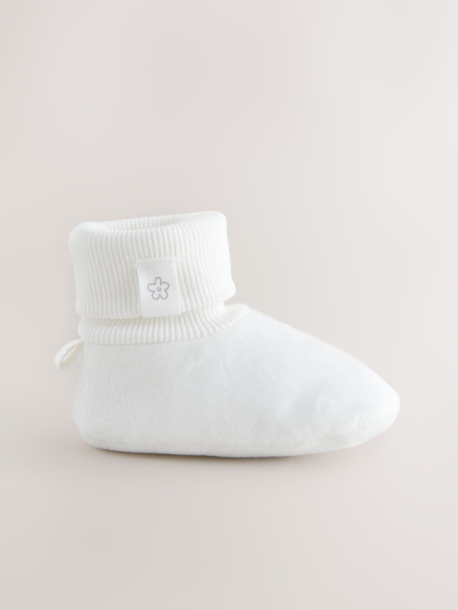 White Baby Bootie Shoes (0-18mths) image 4