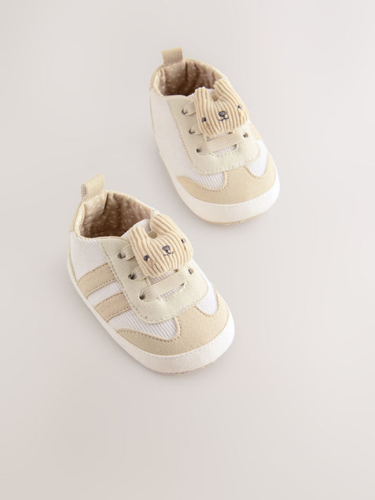Neutral Bunny Baby Trainers (0-24mths) image 1
