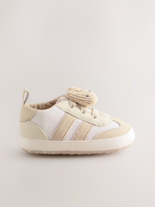 Neutral Bunny Baby Trainers (0-24mths) image 2