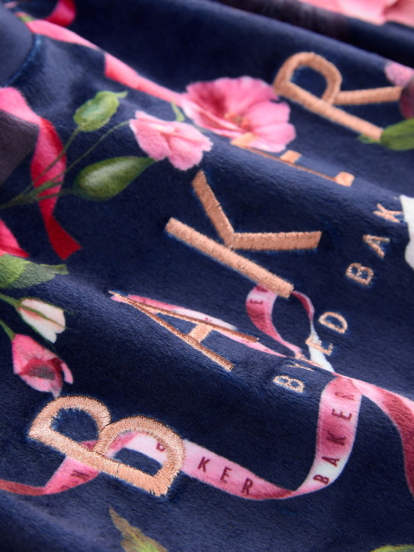 Baker by Ted Baker Floral Fleece Pyjamas Set 2 Piece image 11