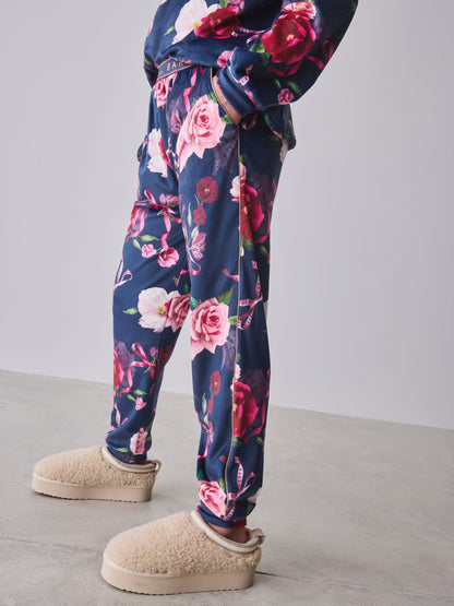 Baker by Ted Baker Floral Fleece Pyjamas Set 2 Piece image 5
