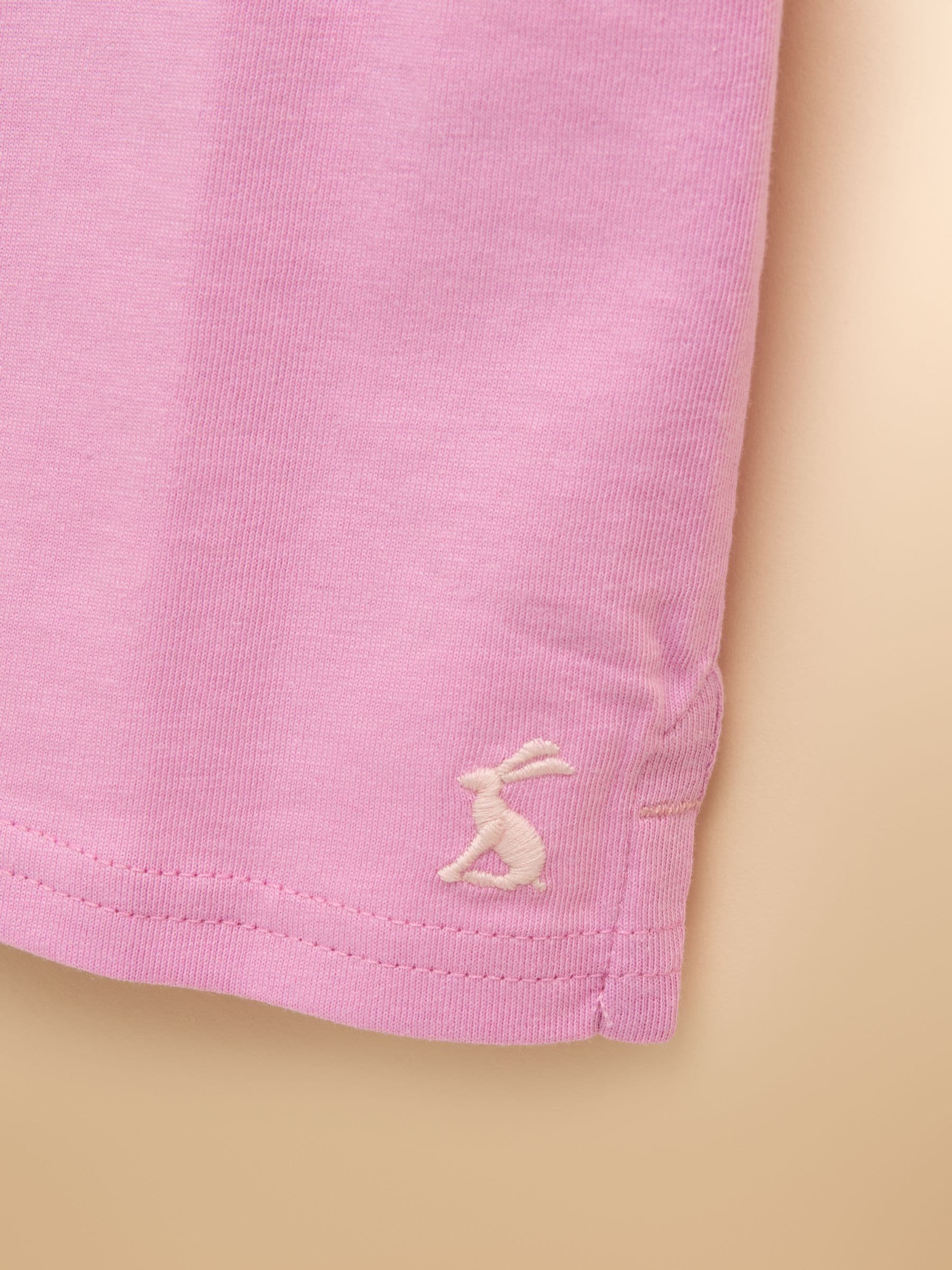 Joules Girls' Fundays Purple Cat Short Sleeve Screenprint T-Shirt image 4