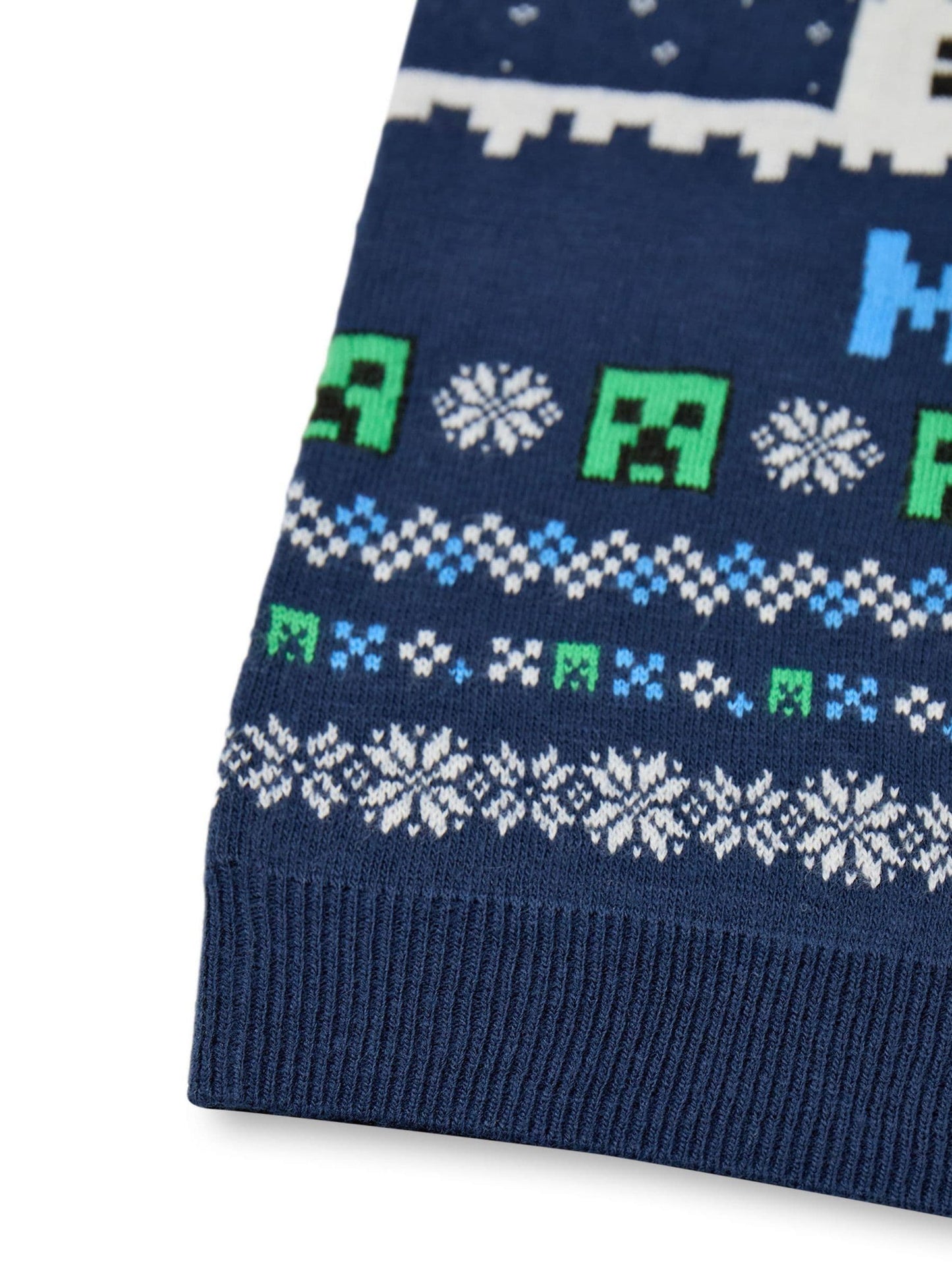 Dsiney Kidz - Vanilla Underground Blue Boys Minecraft Christmas Jumpers image 4