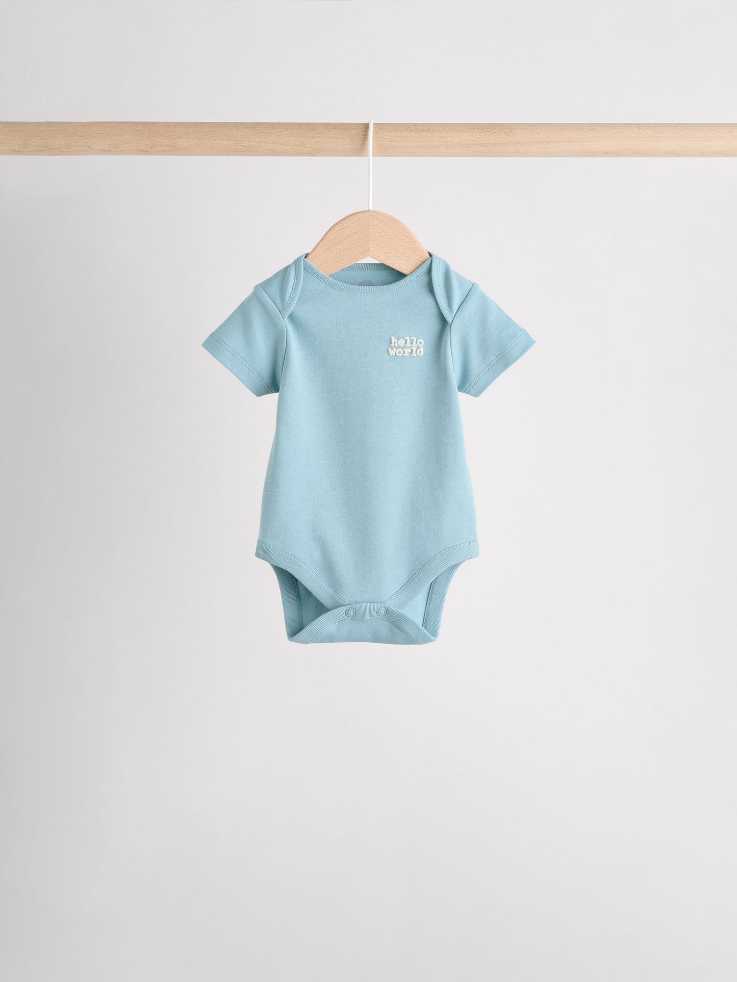 Blue Baby Sleepsuit, Bodysuit, Beanie and Bib Set 4 Piece (0-12mths) image 3