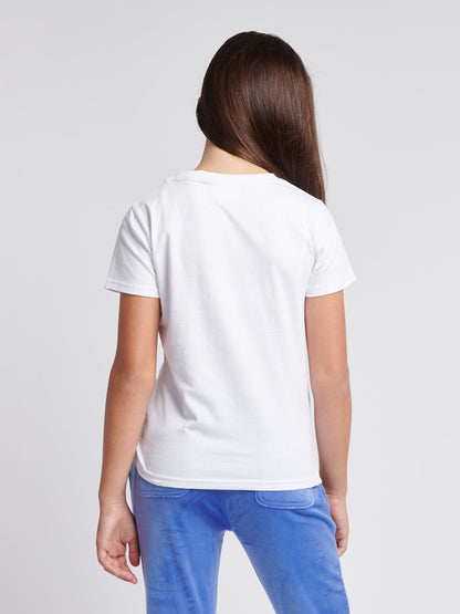 Dsiney Kidz - Juicy Couture White Fitted Diamante T-Shirt image 3