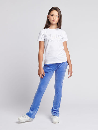 Dsiney Kidz - Juicy Couture White Fitted Diamante T-Shirt image 4
