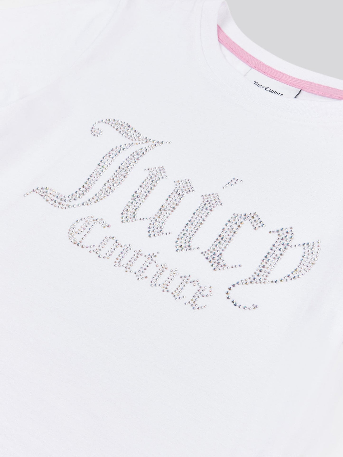Dsiney Kidz - Juicy Couture White Fitted Diamante T-Shirt image 7