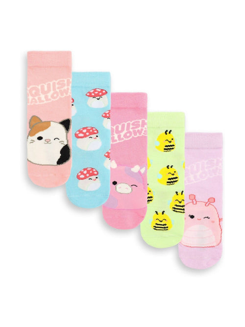 Vanilla Underground Pink Girls Squishmallows Socks 5 Pack image 1