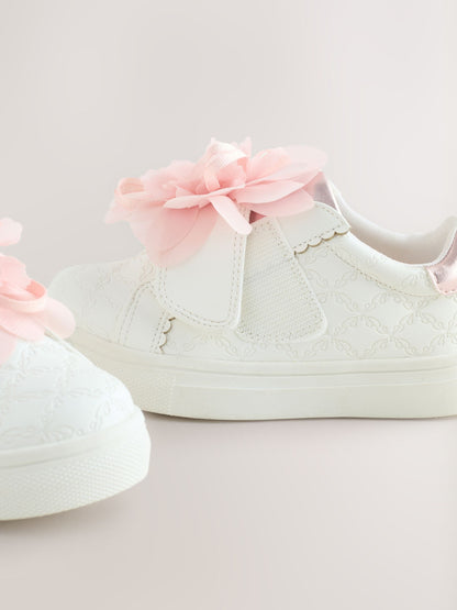 Baker by Ted Baker Girls Organza Corsage Trainers image 5