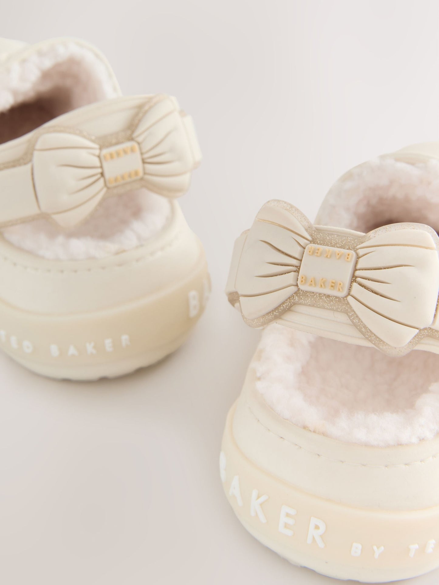 Baker by Ted Baker Girls Borg Lined Clog Slippers image 5